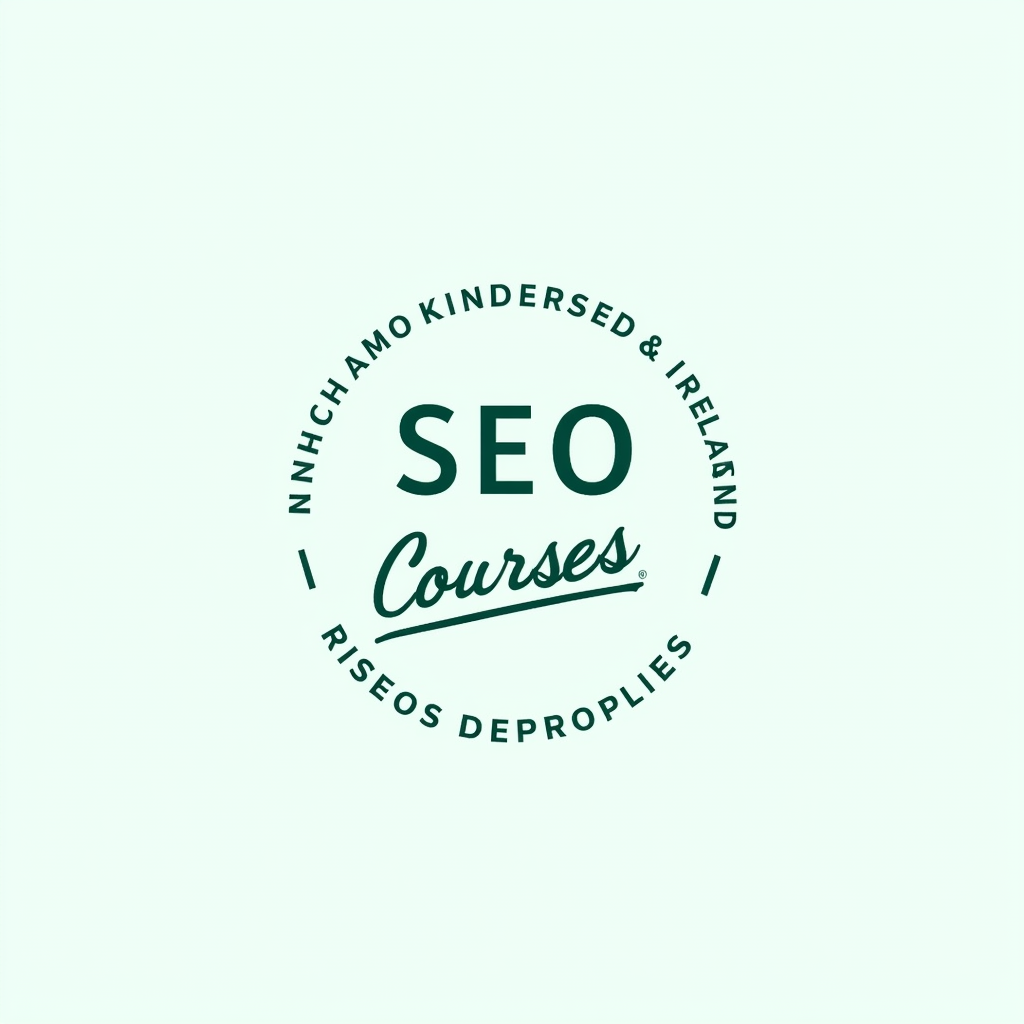 Minimalist circular logo with Celtic knot outline and the words CelticRank SEO Academy in a clean sans-serif style, designed for a simple, professional identity.